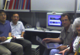 Virtual Reality and Stroke Recovery Research Team members including faculty and students (left to right): Hyunjin Yoon (Annenberg student), Younbo Jung (Annenberg and IMS student), Shih-Ching Yeh (IMS student), Albert 'Skip' Rizzo (Institute for Creative Technologies), Prof Margaret McLaughlin (Annenberg School for Communications and Integrated Media Systems Center, Prof Carolee Winstein (Biokinesiology and Dept of Neurology), and Jill Stewart (Biokinesiology student).
