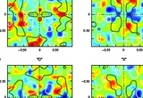 Second-order feature maps obtained from the human observers. (From Nandy & Tjan, 2007, JOV, where we describe a method for revealing first- and second-order features used by an observer for a letter-identification task.)