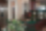 Kitchen image, 25 x 25 pixels, 33% Gaussian blur. This image shows the effects of near-optimal post-pixellation blur applied to a pixellated image designed for a 625 electrode microstimulator array, as determined by visual psychophysics experiments. The post-pixellation blurring results from current and field spreading from the microelectrodes to the retinal ganglion cells within the inner layer of the retina.