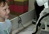 A child interacting with a socially assistive humanoid
robot developed in the Interaction Lab